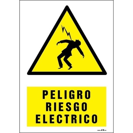 Peligro riesgo eléctrico