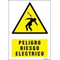 Peligro riesgo eléctrico