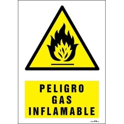Peligro gas inflamable