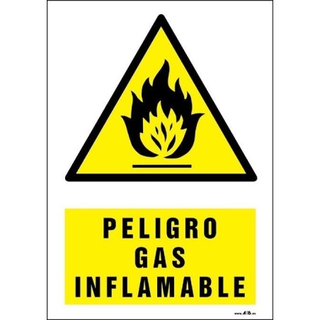 Peligro gas inflamable