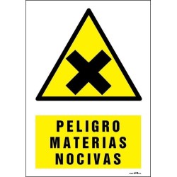 Peligro materias nocivas