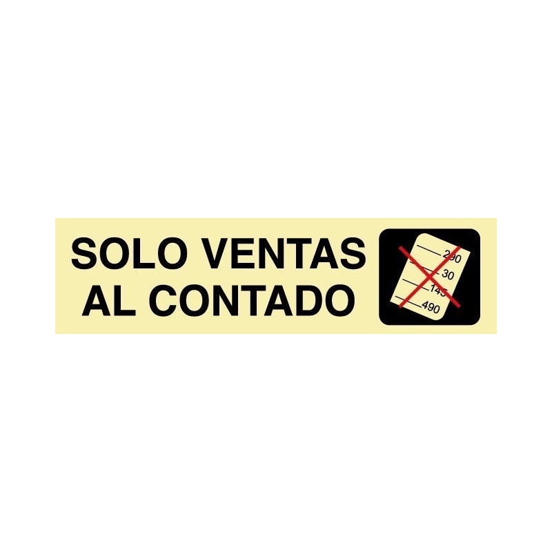 Solo ventas al contado