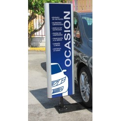 Totem doble cara orientable