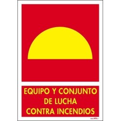 Equipo y conjunto contra incendios