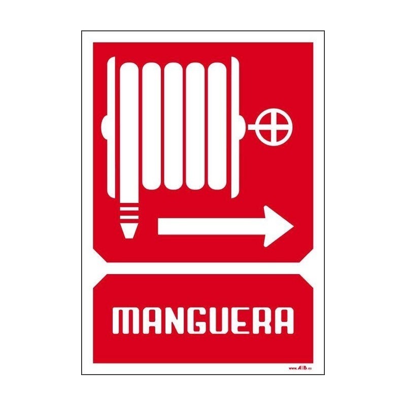 Manguera a la derecha