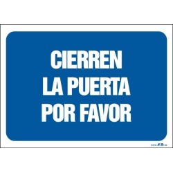 Cierren la puerta por favor
