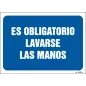 Es obligatorio lavarse las manos