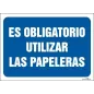 Es obligatorio utilizar las papeleras