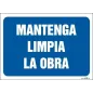 Mantenga limpia la obra