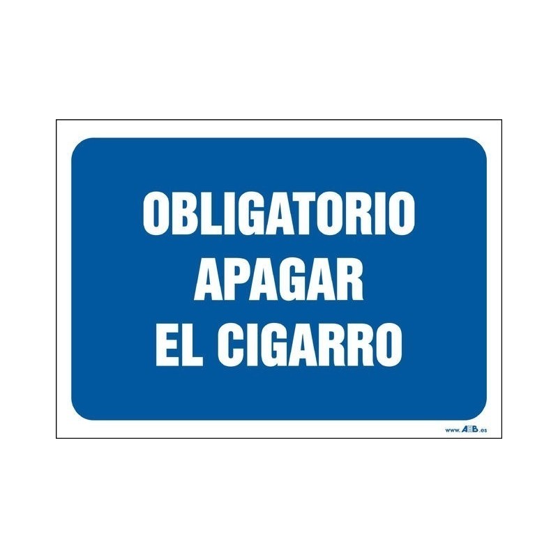Obligatorio apagar el cigarro