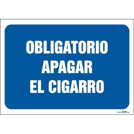 Obligatorio apagar el cigarro