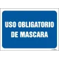 Uso obligatorio de máscara