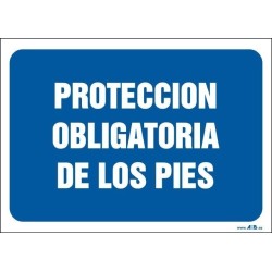 Protección obligatoria de los pies