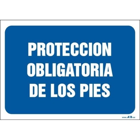 Protección obligatoria de los pies