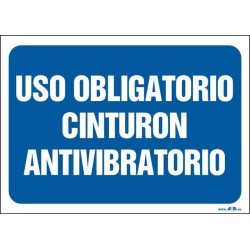 Uso obligatorio cinturón antivibratorio