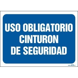 Uso obligatorio de cinturón de seguridad