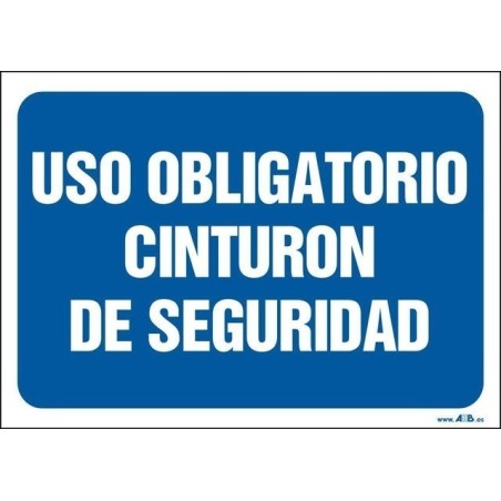 Uso obligatorio de cinturón de seguridad