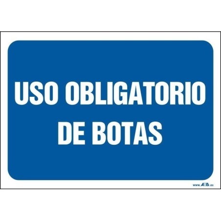 Uso obligatorio de botas