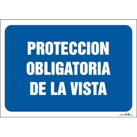 Protección obligatoria de la vista