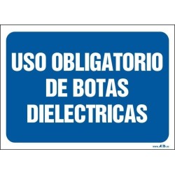 Uso obligatorio de botas dieléctricas