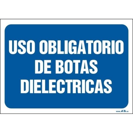Uso obligatorio de botas dieléctricas