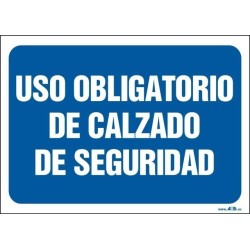 Uso obligatorio de calzado de seguridad