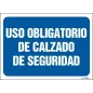Uso obligatorio de calzado de seguridad