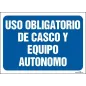 Uso obligatorio de casco y equipo autónomo