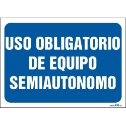 Uso obligatorio de equipo semiautónomo
