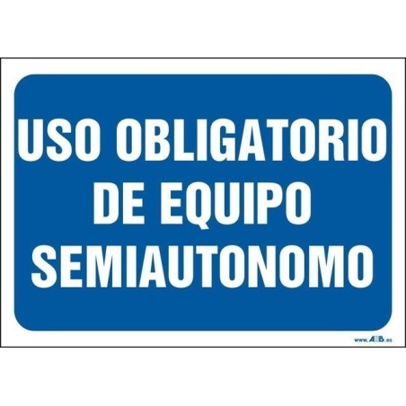 Uso obligatorio de equipo semiautónomo