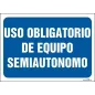 Uso obligatorio de equipo semiautónomo
