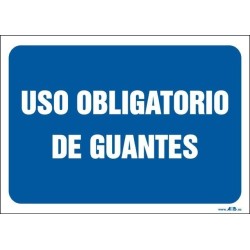 Uso obligatorio de guantes