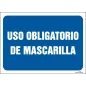 Uso obligatorio de mascarilla