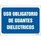 Uso obligatorio de guantes dieléctricos