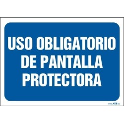 Uso obligatorio de pantalla protectora