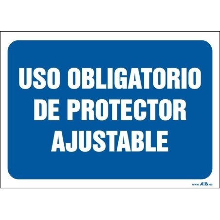 Uso obligatorio de protector ajustable
