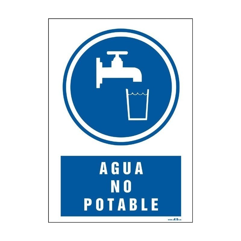 Agua no potable
