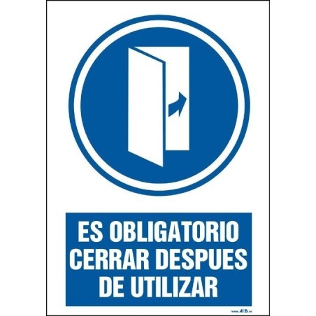 Es obligatorio cerrrar después de utilizar