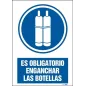Es obligatorio enganchar las botellas