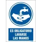 Es obligatorio lavarse las manos