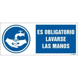 Es obligatorio lavarse las manos