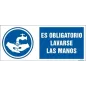 Es obligatorio lavarse las manos