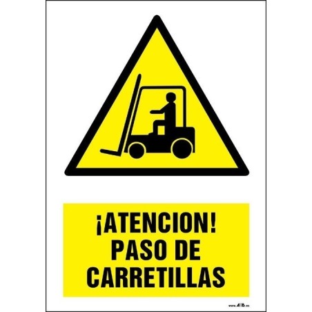 ¡Atención! Paso de carretillas