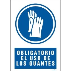 Obligatorio el uso de los guantes