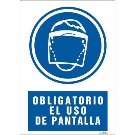 Obligatorio el uso de pantalla
