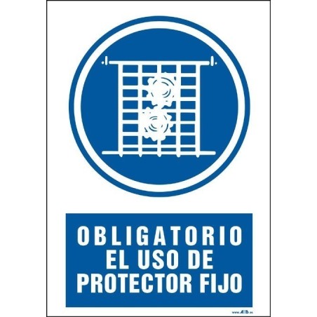 Obligatorio el uso de protector fijo
