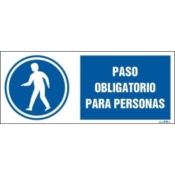 Paso obligatorio para personas