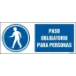 Paso obligatorio para personas