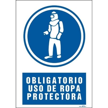 Obligatorio uso de ropa protectora