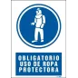Obligatorio uso de ropa protectora